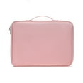 thumbnail image 1 of serony Laptop Sleeve Case Notebook Protective Handbag Zipper Closure Nylon Computer Carrying Bag Protector For Tablet Pouch Pink 12.9-13 inch, 1 of 9