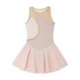 thumbnail image 5 of Haitryli Kids Girls Figure Ice Skating Dress Ballet Dance Dress Mesh Splice Lyrical Dancewear Pink 12, 5 of 7