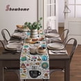 thumbnail image 5 of Coffee Cup Cake Dessert Table Runner Wedding Party r Modern Coffee Dining Luxury Table ration Tablecloth, 5 of 7