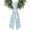 Blue, variant on Tile Red Wreath Sash for Front Door 4.5"x56", and Green Grid Double-Sided Bow Ribbon Decor for Wreaths, Stair Railings, Fireplace Mantel