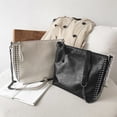 thumbnail image 3 of Sac à Bandoulière pour Femmes, Mode, Décor de Rivets, Sac Messager Bandoulière, Sac Seau, 3 of 6