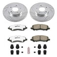 thumbnail image 3 of PowerStop Front Z26 Street Warrior Carbon-Fiber Ceramic Brake Pad and Drilled and Slotted Rotor Kit Fits: CHRYSLER DODGE MITSUBISHI Select Models K1678-26, 3 of 9