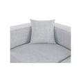 thumbnail image 6 of Meridian Furniture Cube Grey Durable Linen Modular Sectional, 6 of 9