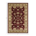 thumbnail image 2 of Rugs America Vista 342-CHR Kashan Cherry Oriental Traditional Red Area Rug, 2'3"x7'10", 2 of 4