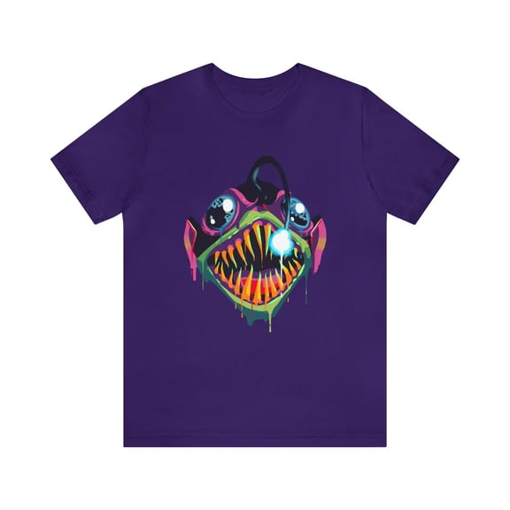 AnglerFish Zombie Unisex Jersey Short Sleeve Bella Canvas Tee