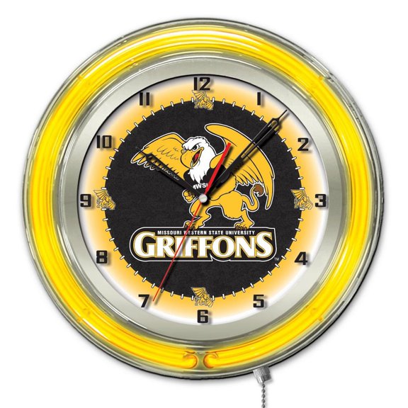 Missouri Western State 19" Neon Clock