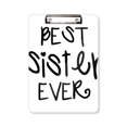 thumbnail image 1 of Faly Love Bless Best Sister Quotes Clipboard Folder Writing Pad Backing Plate A4, 1 of 4