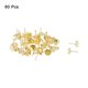 thumbnail image 3 of Uxcell 60Pack 11mmx17mm Clavos decorativos de cabeza plana para tapicería, Oro, 3 of 6