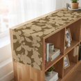 thumbnail image 6 of Table Runners 72 Inches Long Dress Scarves, Brown Floral Silhouette Farmhouse Kitchen/Dining Table Runner, Coffee Tablerunners, Spring Farmhouse Vintage Flowers 13x72 Inch, 6 of 9