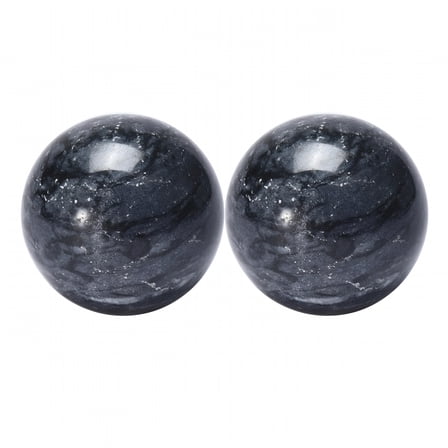 BESTSKY Squeezable Stress Ball,Black 2 Pack