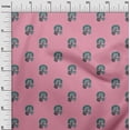 thumbnail image 2 of oneOone Cotton Flex Fabric Leaves & Floral Block Printed Craft Fabric BTY 40 Inch Wide, 2 of 4