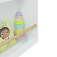 thumbnail image 4 of 3 Tier Floor Standing Bookshelf, Modern Open Storage Display Bookshelf, Kids Bookcase Storage Organizer For Living Room Kids Room Bedroom Nursery, 4 of 9
