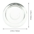 thumbnail image 3 of FONDOTIN Set of 3 Clear Glass Fermentation Weights for Pickle Jars, Household Jar Lids for Preserving, 3 of 4