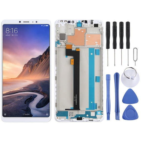 Cellphone Repair Parts  TFT LCD Screen for Xiaomi Mi Max 3 Digitizer Full Assembly with Frame