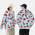 thumbnail image 6 of Sigee Flowers and Lady Bugs Print UPF50+ Men's Sun Protection Hoodie Shirt SPF UV Shirt Long Sleeve Fishing Outdoor Lightweight, S-3XL, 6 of 9