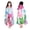 Blue-and-White Striped Mermaid, variant on Boys' and Girls' Hooded Beach Towel, Bath & Pool Towel 30×50 Inches Oversized Super Absorbent Adorable Cartoon Animal Designs Vibrant and Energetic 100% Cotton Wearable Kids' Wrap Towel