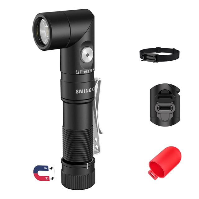 Linterna SMINGXI T5 1400 lúmenes USB-C recargable