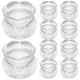 thumbnail image 2 of Miangastore Mini Glass Fish Tank Ornament Transparent 10Pcs 1.18X1.18X0.94In, 2 of 9