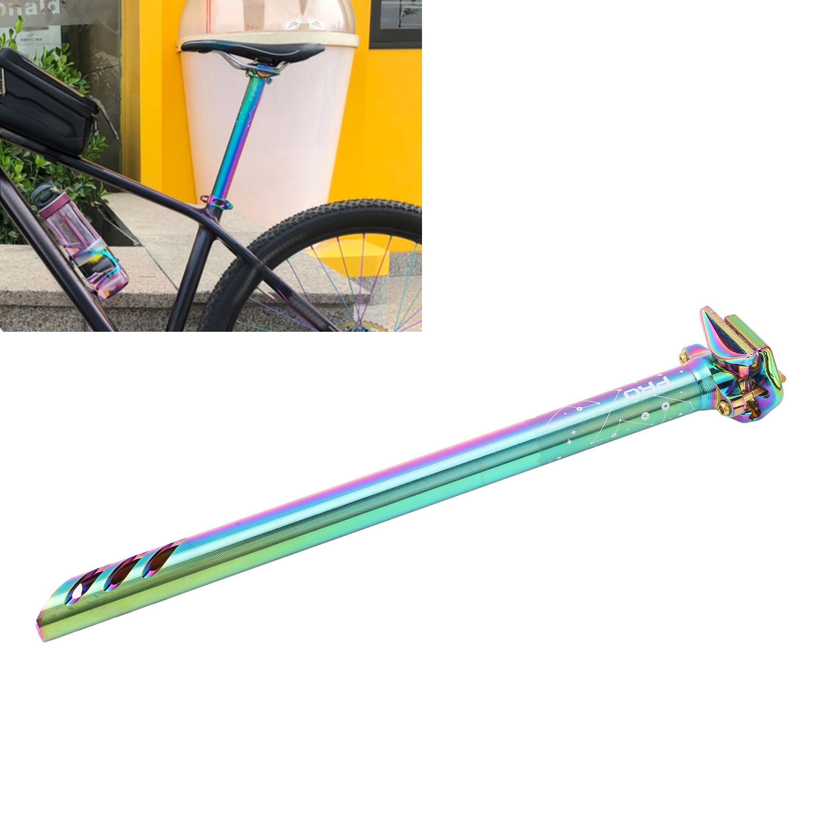 Bike Seatpost, Clear Scale Road Bike Seatpost CNC Cutting For Most
