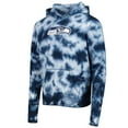 thumbnail image 2 of Men's New Era College Navy Seattle Seahawks Team Tie-Dye Pullover Hoodie, 2 of 3