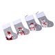 thumbnail image 4 of Conjunto de Medias Navideñas 4 Piezas Ticfox con Estampado de Muñeco de Nieve Y Papá Noel, 4 of 14