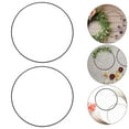 thumbnail image 4 of WORGEOUS 4-Pack Metal Floral Hoops for Wreath Making, Macrame Frames for Wedding, Home Decor, and Craft Projects, 4 of 8