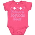 thumbnail image 3 of Inktastic Future Softball Star Girls Baby Bodysuit, 3 of 5