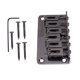 thumbnail image 1 of Juego de llaves para puente fijo de cordal con tornillos para guitarra eléctrica Negro, 1 of 7