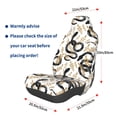thumbnail image 3 of Honeii Snake Print Car Seat Cover,Car Interior Covers,Universal Fit Seat Protector, Compatible with Most Cars, SUVs, Trucks, and Vans, 3 of 5