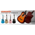 thumbnail image 5 of Moukey Beginner Guitar Kit, Acoustic 38 inch Complete Starter Bundle for Kids and Adults w/ Gig Bag, Strap, Extra Strings, Black, EAG-100, 5 of 5