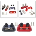 thumbnail image 4 of MYG 2pc 12V-48V DC Bus Bar Distribution Block with Dual Studs Terminals Block M8/M10, 4 of 6