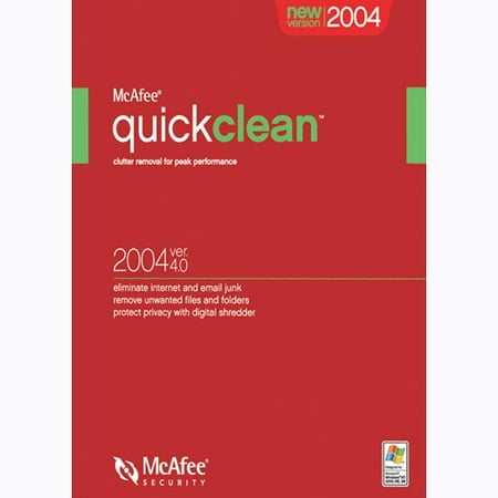 McAfee QuickClean 2004 ver. 4.0 PC