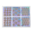 thumbnail image 4 of Jiaroswwei 6/12/24 Sheet DIY Nail Art Vinyls Mold Stencil Hollow Template Guide Stickers, 4 of 8