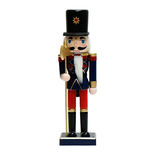 Abbracc Christmas Decor Crafts Tabletop Decoration Table Centerpiece Nutcracker Figurine Blue
