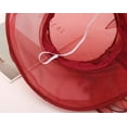 thumbnail image 5 of Organza Fascinator Hat - Women's Wide Brim Church Bridal Tea Party Wedding Hat, 5 of 5