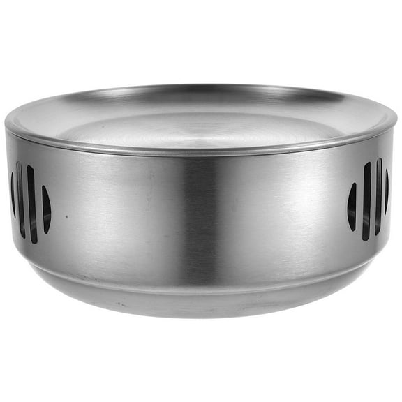 WHAMVOX Portable Stainless Steel Pocket Stove for Camping and Home Use Compact and Easy to .5 x 5.5 x 4.5 inches Silver