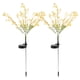 thumbnail image 1 of Muyoka Luces solares para flores al aire libre, 2 luces solares impermeables para jardín, luz solar LED multicolor que cambia para jardín, patio, decoración de patio Muyoka Hogar, 1 of 7
