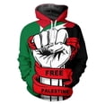 thumbnail image 3 of Sudadera con capucha de puño para hombre, sudadera con bandera libre, ropa de calle, jersey Harajuku, sudaderas con capucha 3D para primavera y otoño para hombres y mujeres, ropa nueva con capucha, 3 of 4