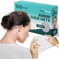 thumbnail image 1 of Mallas para el pelo Pruvade Invisible 24 Mesh para mujeres y hombres, 100 unidades, 1 of 8