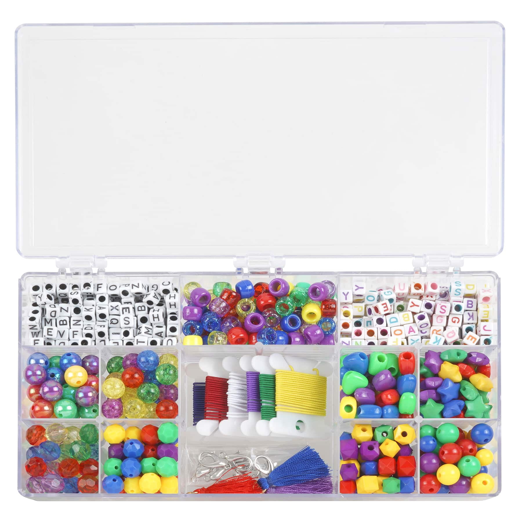Creatology Friendship Bracelet Bead Box, 8 Pack