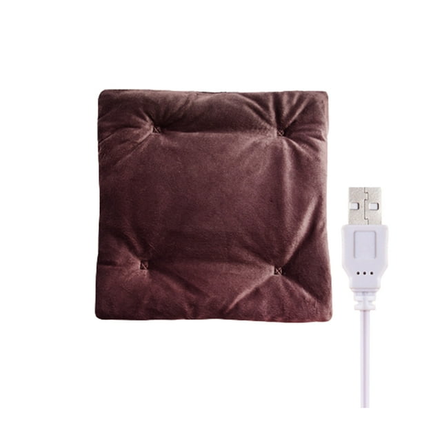 Billuyoard Cojín de calefacción eléctrica, alfombrilla calentadora de cuerpo profesional, almohadilla de asiento calefactable para el hogar y la Oficina, Decoración del hogar Café Billuyoard HA071455-02