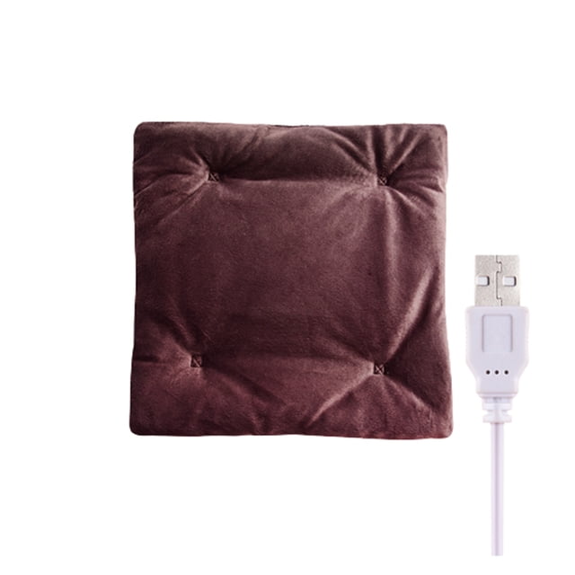 Inteprter Cojín de calefacción eléctrica, alfombrillas cálidas, máquina de calentamiento, alfombrilla calentadora de cuerpo, almohadilla de Decoración del hogar Café