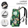 thumbnail image 4 of Tsuyu Asui Cute Backpack Schoolbag Student Bookbag Casual Basic Travel Daypack Shoulder Bag, 4 of 8