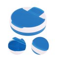 thumbnail image 3 of Unique Bargains 1 Pc 4 Grids Circular Rotating Pill Case Durable for Travel Blue, 3 of 6