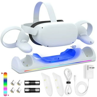 2021 Meta Oculus Quest 2 All-In-One VR Headset, Touch Controllers