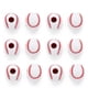 thumbnail image 3 of 50pcs 12mm De Acrílico Sueltas Hechas Para Pulseras Collar Pendientes Accesorios Para Joyas, Agujero: 4 Mm, 3 of 7