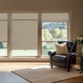 thumbnail image 5 of Keego Roman Shades for Windows Cordless Blackout Roman Window Shades Blinds 100% Natural Linen Hand-Made Roman Shade - Beige (with Lining, Block 60%-90% Light) - 36"W x 72"H, 5 of 7