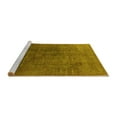 thumbnail image 2 of Ahgly Company Machine Washable Indoor Rectangle Oriental Yellow Industrial Area Rugs, 4' x 6', 2 of 4