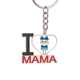 thumbnail image 1 of Cultural Europea nacional griega uu El soporte del llavero de metal del llavero ama a mamá, 1 of 3