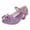 Purple, variant on Quealent Girls Dress Shoes Kids Toddler Heels Pumps Flower Girl Mary Jane School Wedding Party Princess Shoes Purple for Size 12